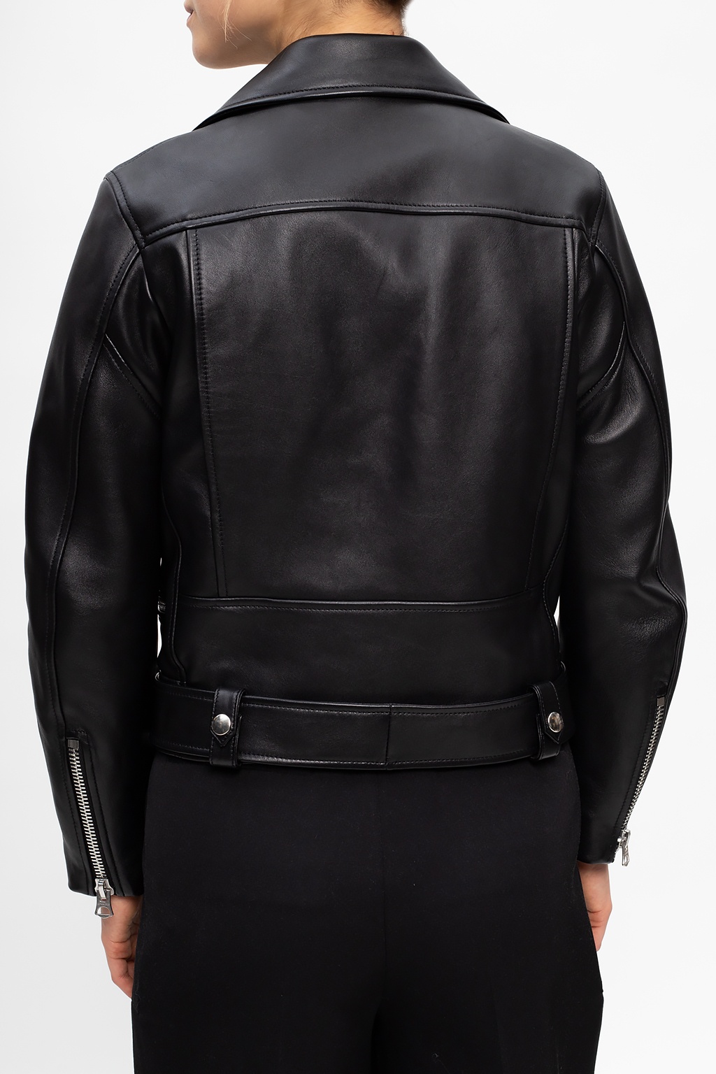 Acne nate hotsell leather jacket